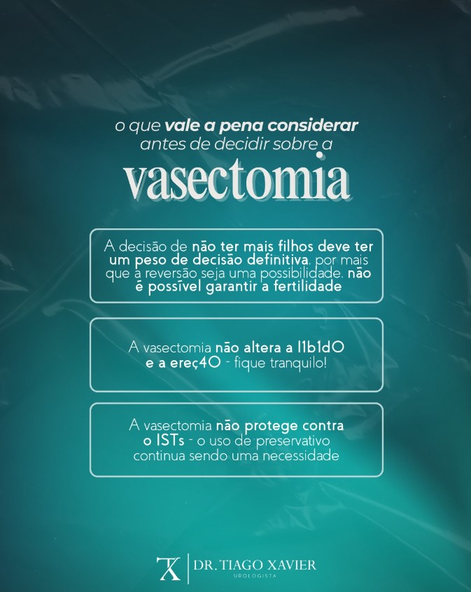 Vasectomia vale a pena