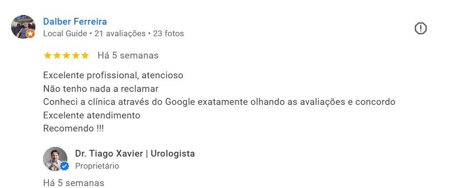 Avaliação de paciente